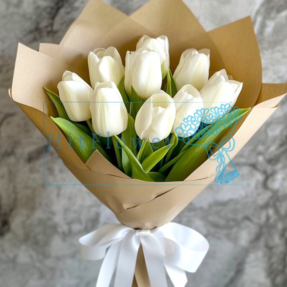 Букет цветов из: Тюльпаны